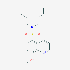 N,N-dibutyl-8-methoxyquinoline-5-sulfonamide