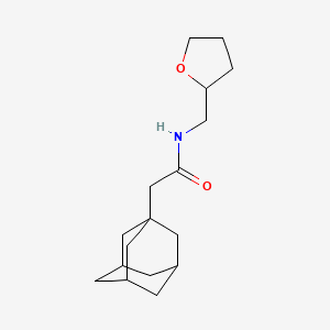 2-(1-adamantyl)-N-(tetrahydro-2-furanylmethyl)acetamide