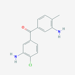 (3-Amino-4-chlorophenyl)-(3-amino-4-methylphenyl)methanone