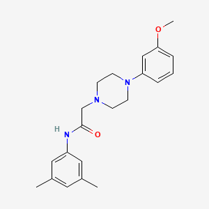 N-(3,5-dimethylphenyl)-2-[4-(3-methoxyphenyl)piperazin-1-yl]acetamide