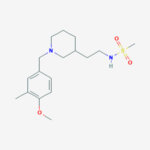 N-{2-[1-(4-methoxy-3-methylbenzyl)piperidin-3-yl]ethyl}methanesulfonamide