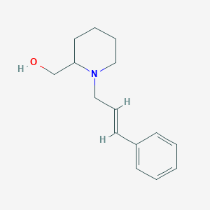 [1-(3-phenyl-2-propen-1-yl)-2-piperidinyl]methanol