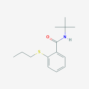 N-(tert-butyl)-2-(propylthio)benzamide