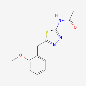 N-[5-(2-methoxybenzyl)-1,3,4-thiadiazol-2-yl]acetamide