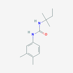 N-(3,4-dimethylphenyl)-N'-(1,1-dimethylpropyl)urea