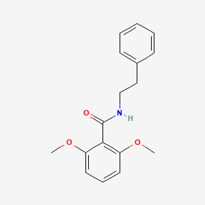 molecular formula C17H19NO3 B5285115 2,6-dimethoxy-N-(2-phenylethyl)benzamide 