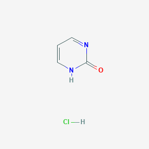 molecular formula C4H5ClN2O B052852 2-Hydroxypyrimidine hydrochloride CAS No. 38353-09-2