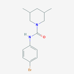 N-(4-bromophenyl)-3,5-dimethyl-1-piperidinecarboxamide