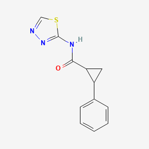 2-Phenyl-N-(1,3,4-thiadiazol-2-yl)cyclopropanecarboxamide