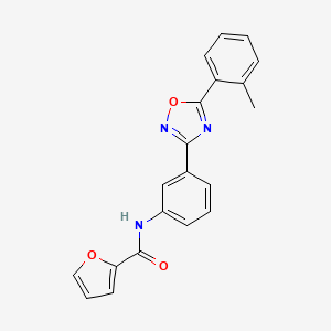 N-{3-[5-(2-methylphenyl)-1,2,4-oxadiazol-3-yl]phenyl}-2-furamide