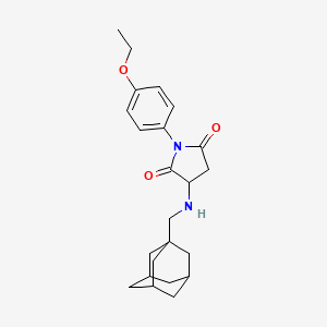 3-{[(ADAMANTAN-1-YL)METHYL]AMINO}-1-(4-ETHOXYPHENYL)PYRROLIDINE-2,5-DIONE