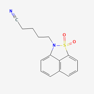 5-(1,1-dioxido-2H-naphtho[1,8-cd]isothiazol-2-yl)pentanenitrile