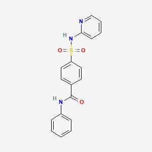 N-phenyl-4-[(pyridin-2-ylamino)sulfonyl]benzamide