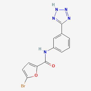 molecular formula C12H8BrN5O2 B5285584 5-bromo-N-[3-(1H-tetrazol-5-yl)phenyl]-2-furamide 