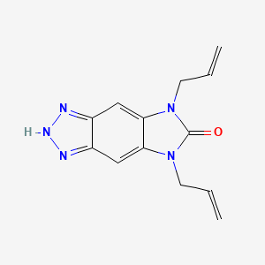 5,7-diallyl-5,7-dihydroimidazo[4,5-f][1,2,3]benzotriazol-6(1H)-one