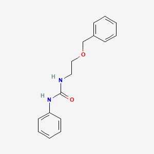 molecular formula C16H18N2O2 B5285673 N-[2-(benzyloxy)ethyl]-N'-phenylurea 