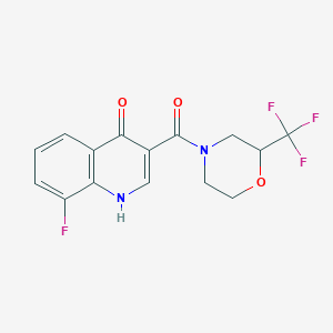 8-fluoro-3-{[2-(trifluoromethyl)morpholin-4-yl]carbonyl}quinolin-4(1H)-one