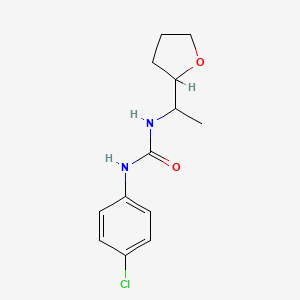 N-(4-chlorophenyl)-N'-[1-(tetrahydro-2-furanyl)ethyl]urea