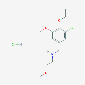 N-(3-chloro-4-ethoxy-5-methoxybenzyl)-2-methoxyethanamine hydrochloride