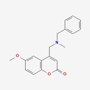 4-{[benzyl(methyl)amino]methyl}-6-methoxy-2H-chromen-2-one