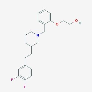 2-[2-({3-[2-(3,4-difluorophenyl)ethyl]-1-piperidinyl}methyl)phenoxy]ethanol