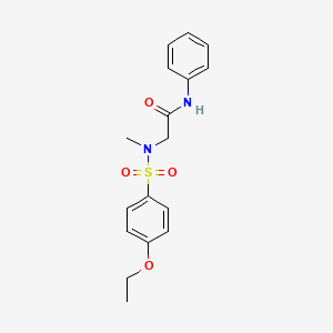 N~2~-[(4-ethoxyphenyl)sulfonyl]-N~2~-methyl-N-phenylglycinamide