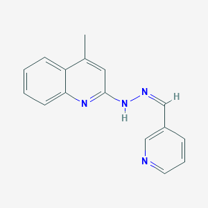 nicotinaldehyde (4-methyl-2-quinolinyl)hydrazone