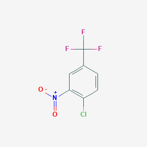 molecular formula C7H3ClF3NO2 B052861 4-氯-3-硝基苯三氟化物 CAS No. 121-17-5