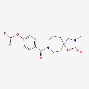 8-[4-(difluoromethoxy)benzoyl]-3-methyl-1-oxa-3,8-diazaspiro[4.6]undecan-2-one