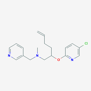 ({(2R,5S)-5-[(5-chloropyridin-2-yl)methyl]tetrahydrofuran-2-yl}methyl)methyl(pyridin-3-ylmethyl)amine