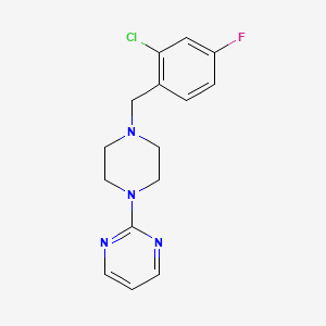 1-(2-CHLORO-4-FLUOROBENZYL)-4-(2-PYRIMIDINYL)PIPERAZINE