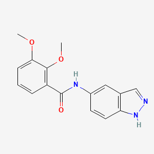 molecular formula C16H15N3O3 B5286192 N-1H-indazol-5-yl-2,3-dimethoxybenzamide 