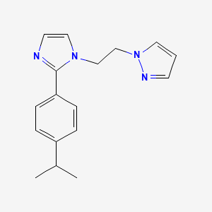 1-{2-[2-(4-isopropylphenyl)-1H-imidazol-1-yl]ethyl}-1H-pyrazole