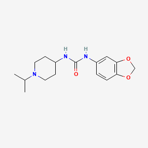 N-(1,3-BENZODIOXOL-5-YL)-N'-(1-ISOPROPYL-4-PIPERIDYL)UREA