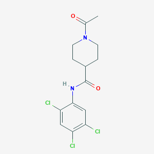 1-acetyl-N-(2,4,5-trichlorophenyl)piperidine-4-carboxamide