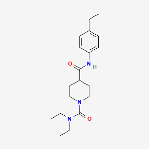 N~1~,N~1~-diethyl-N~4~-(4-ethylphenyl)-1,4-piperidinedicarboxamide