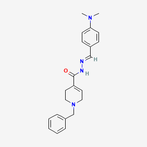 1-benzyl-N'-[4-(dimethylamino)benzylidene]-1,2,3,6-tetrahydro-4-pyridinecarbohydrazide