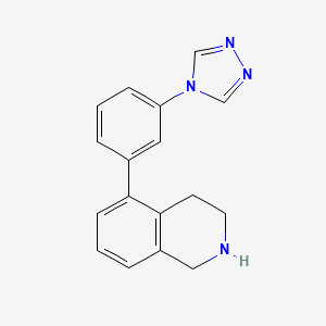 5-[3-(4H-1,2,4-triazol-4-yl)phenyl]-1,2,3,4-tetrahydroisoquinoline