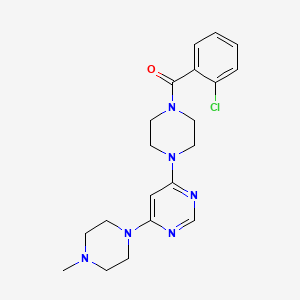 4-[4-(2-chlorobenzoyl)-1-piperazinyl]-6-(4-methyl-1-piperazinyl)pyrimidine