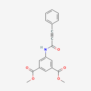 dimethyl 5-[(3-phenyl-2-propynoyl)amino]isophthalate