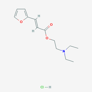 2-(diethylamino)ethyl 3-(2-furyl)acrylate hydrochloride