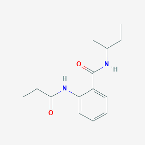 N-(sec-butyl)-2-(propionylamino)benzamide