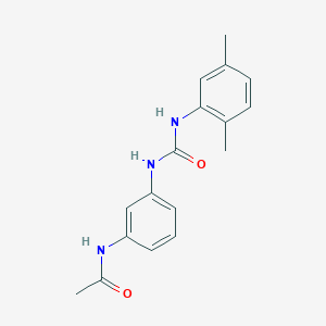 N-[3-({[(2,5-dimethylphenyl)amino]carbonyl}amino)phenyl]acetamide