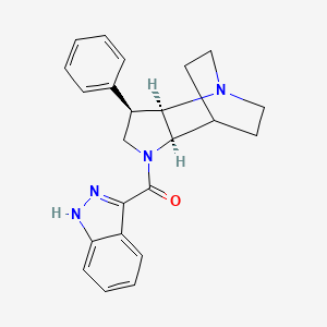 (3R*,3aR*,7aR*)-1-(1H-indazol-3-ylcarbonyl)-3-phenyloctahydro-4,7-ethanopyrrolo[3,2-b]pyridine