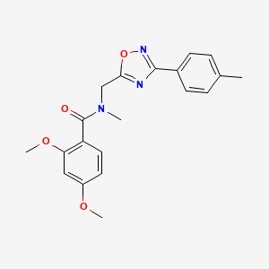 2,4-dimethoxy-N-methyl-N-{[3-(4-methylphenyl)-1,2,4-oxadiazol-5-yl]methyl}benzamide