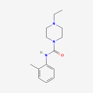 4-ethyl-N-(2-methylphenyl)piperazine-1-carboxamide