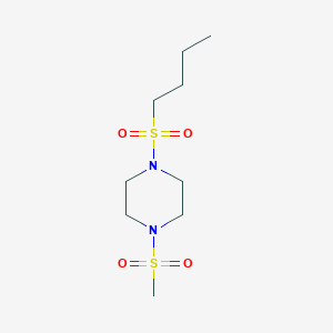 molecular formula C9H20N2O4S2 B5286971 1-(butylsulfonyl)-4-(methylsulfonyl)piperazine 