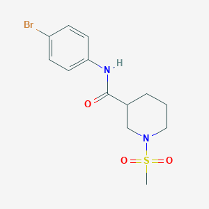 N-(4-bromophenyl)-1-(methylsulfonyl)-3-piperidinecarboxamide