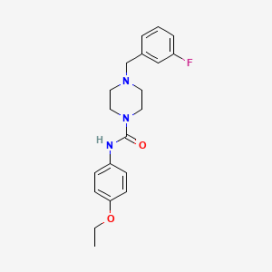 N-(4-ethoxyphenyl)-4-(3-fluorobenzyl)-1-piperazinecarboxamide