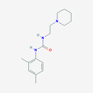 N-(2,4-dimethylphenyl)-N'-[2-(1-piperidinyl)ethyl]urea